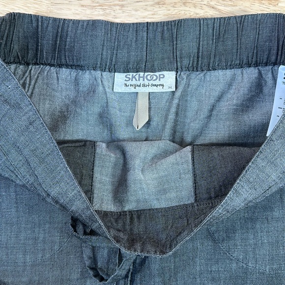 Skhoop Samira Cotton/BambooMini Drawstring Side Zip Skirt - Picture 3 of 9